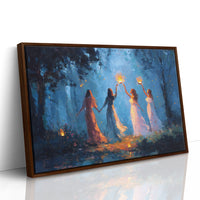 Lanterns Held By Twilight Sisters