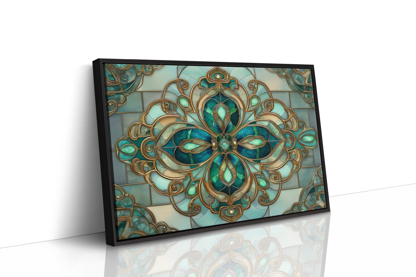 Cast in Gold and Teal