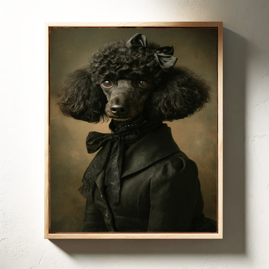 Elegance Wrapped in Curly Fur