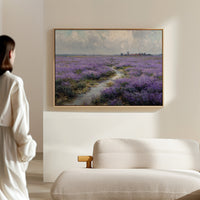Lavender Paths Lead To Windmills