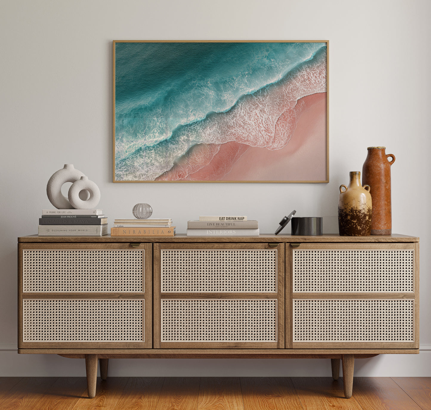 Tides Crafting Their Own Canvas