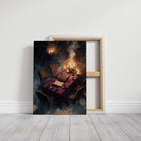 Candlelit Table, Unread Pages