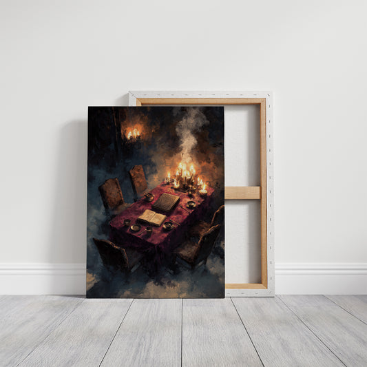 Candlelit Table, Unread Pages