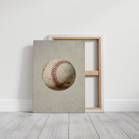 Vintage Baseball in Neutral Tones