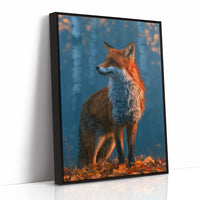 Fox in Frosted Amber Light