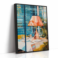 Coral Lamp Lights Summer Evening