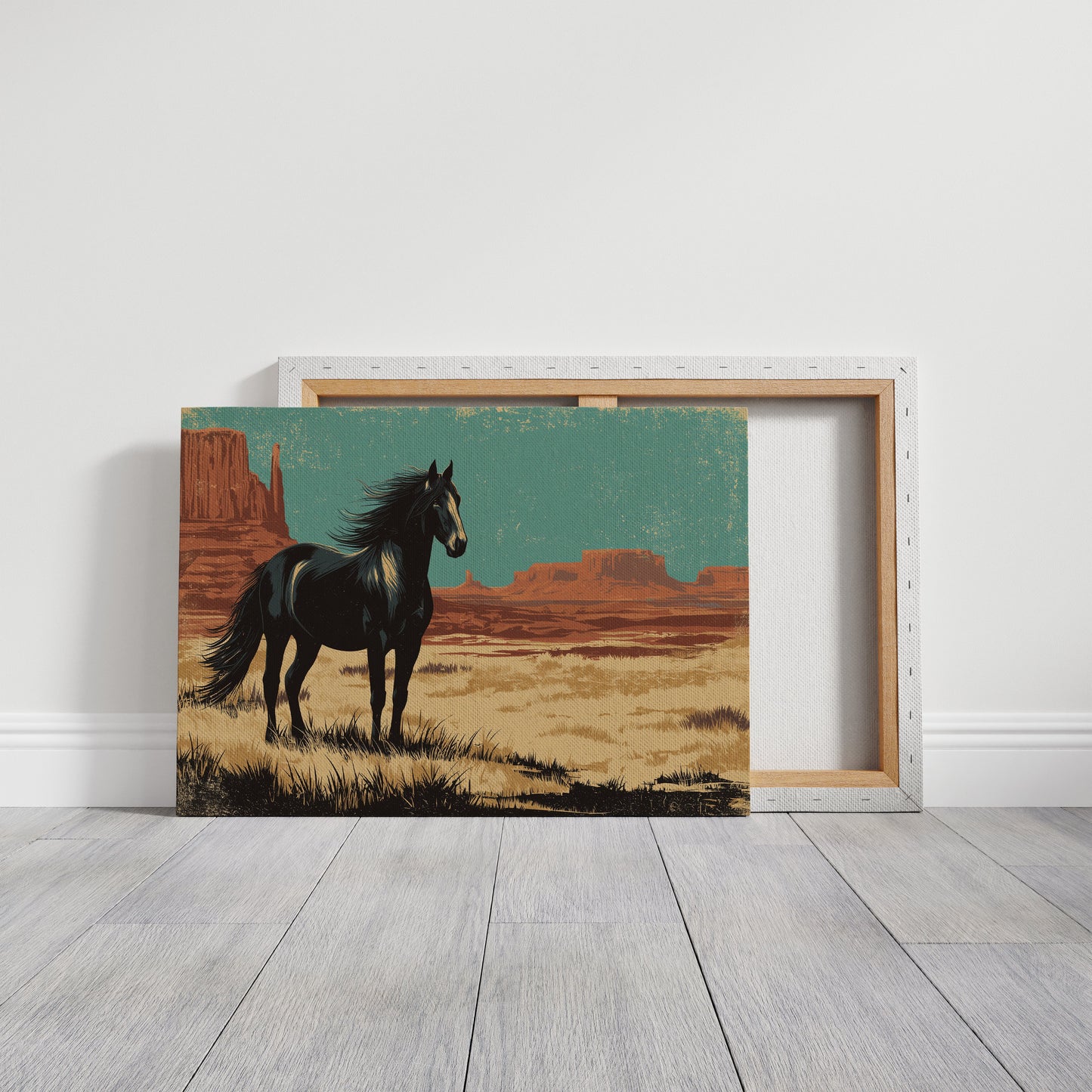Midnight Stallion Claims Desert Throne