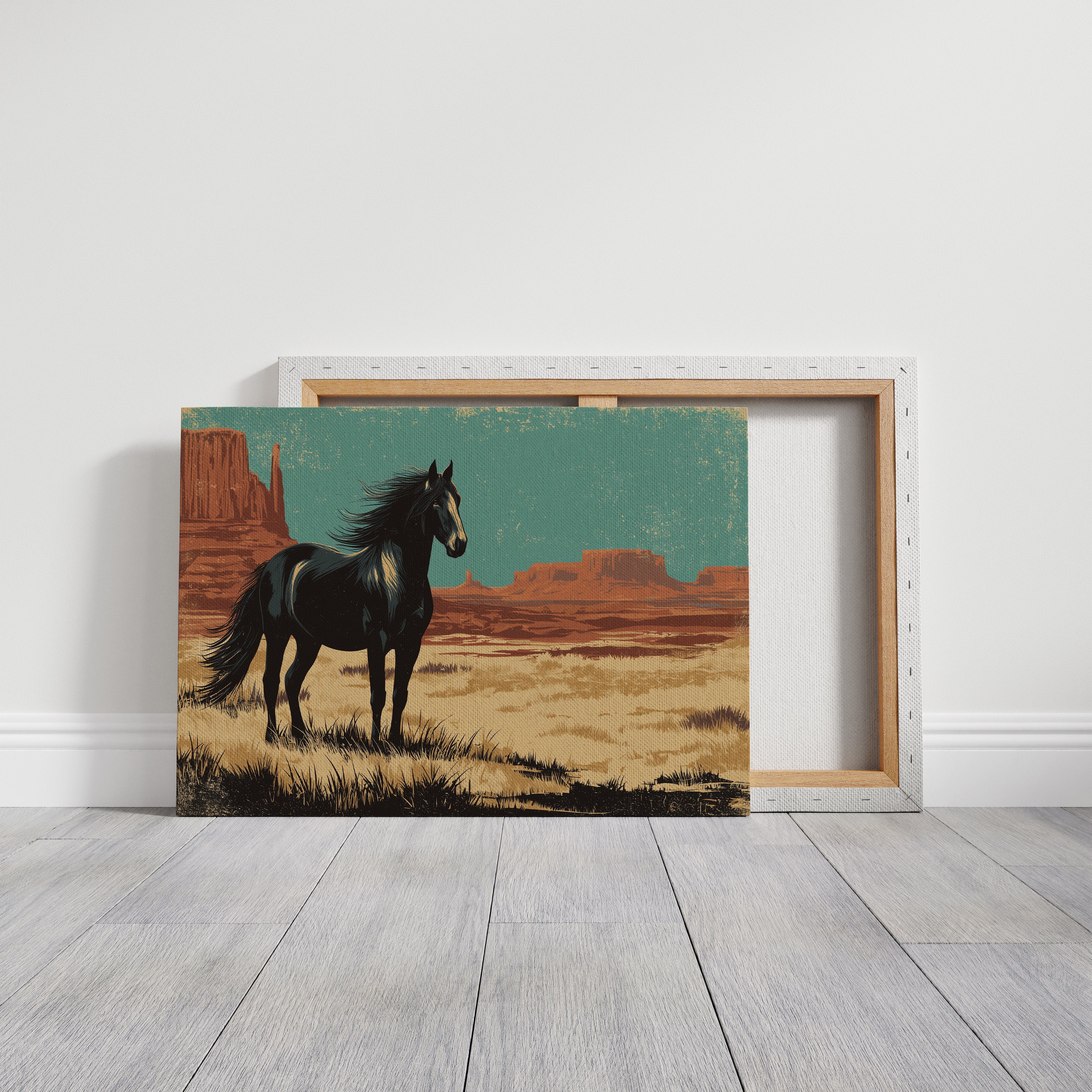 Midnight Stallion Claims Desert Throne