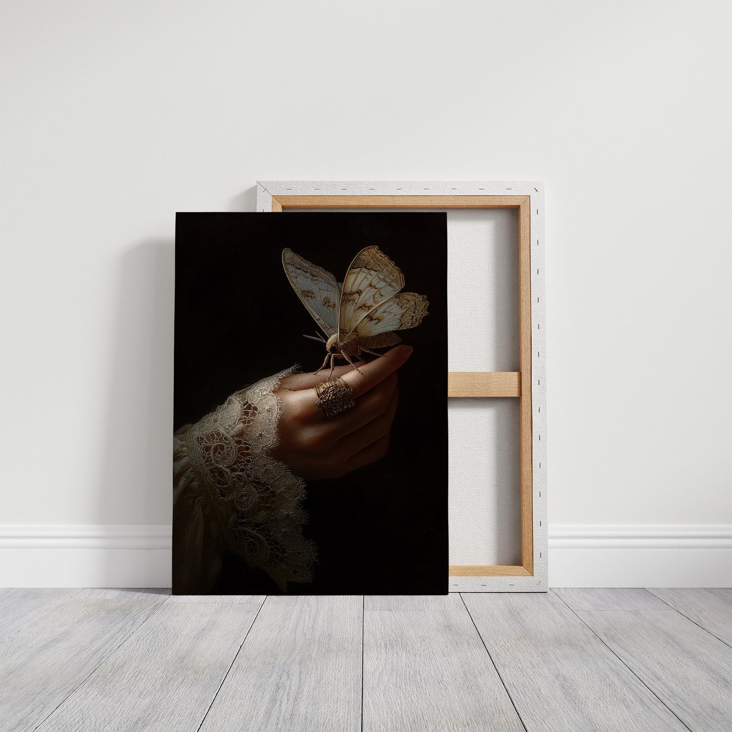 Midnight Visitor On Gilded Fingers