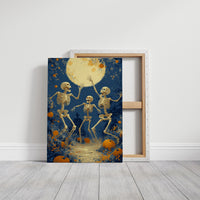 Skeletons Dance Beneath the Harvest Moon