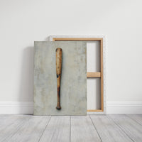 Weathered Wooden Baseball Bat