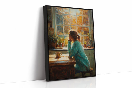 Autumn Light Through Kitchen Windows