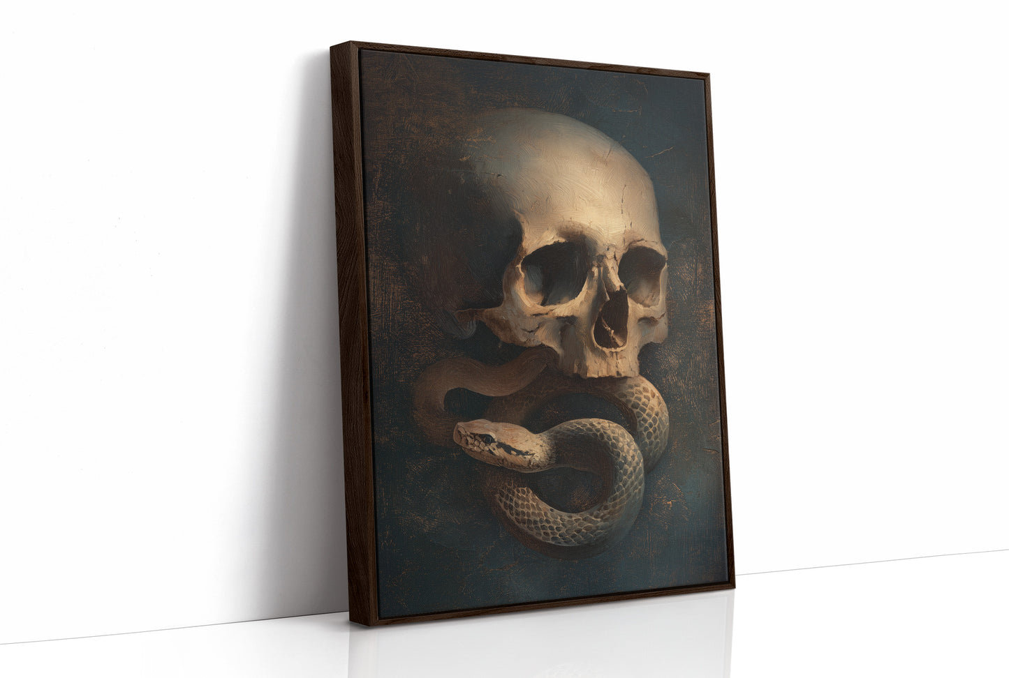 Serpent Coils Through Ancient Bone