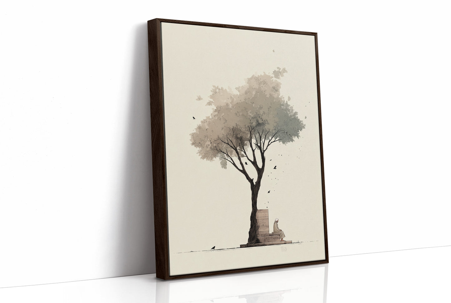 Solitude Beneath Whispering Branches