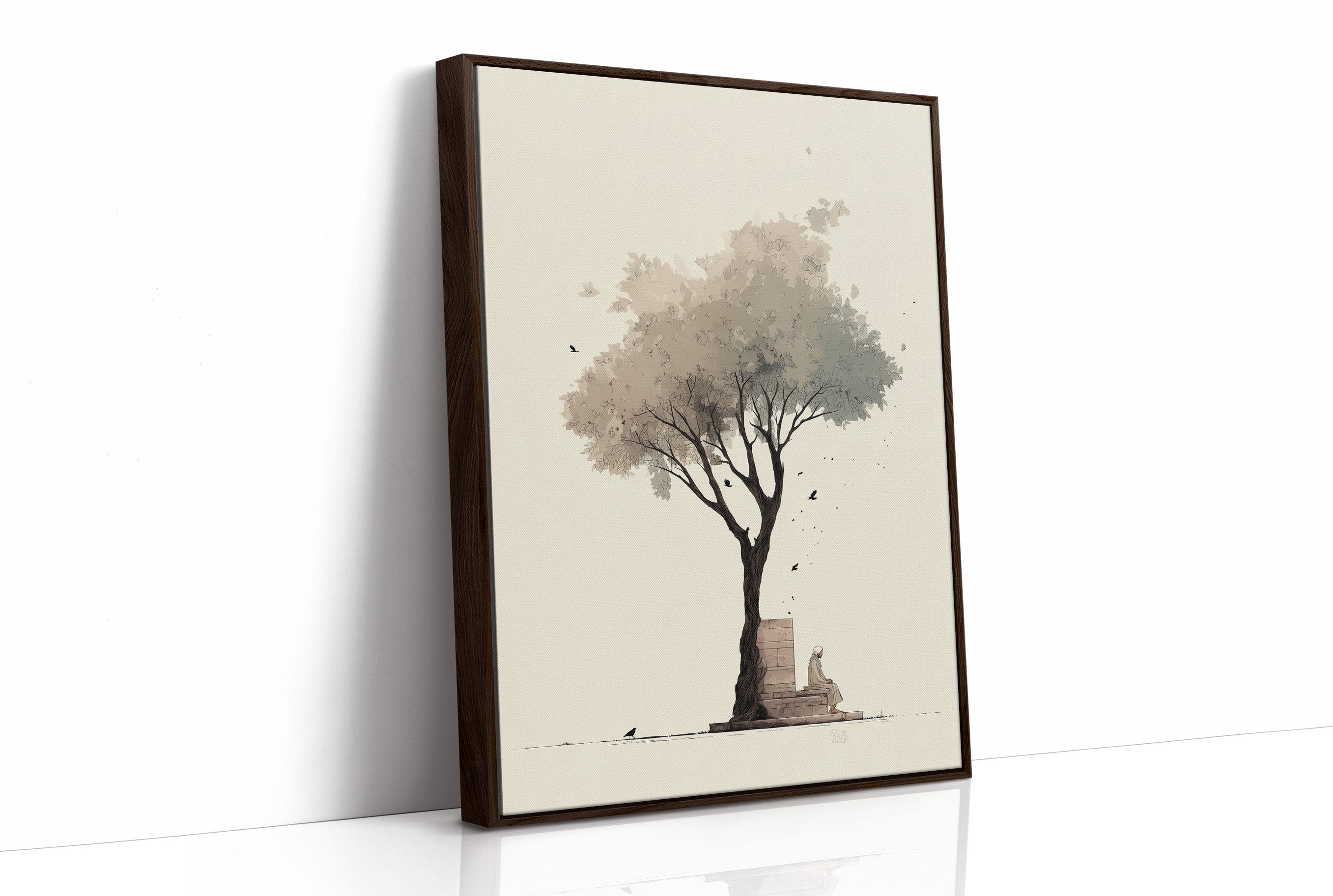 Solitude Beneath Whispering Branches