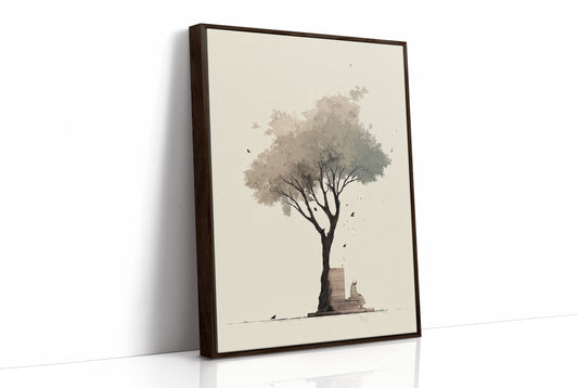 Solitude Beneath Whispering Branches