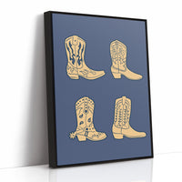 Boots Tell Tales Of Prairie Wind