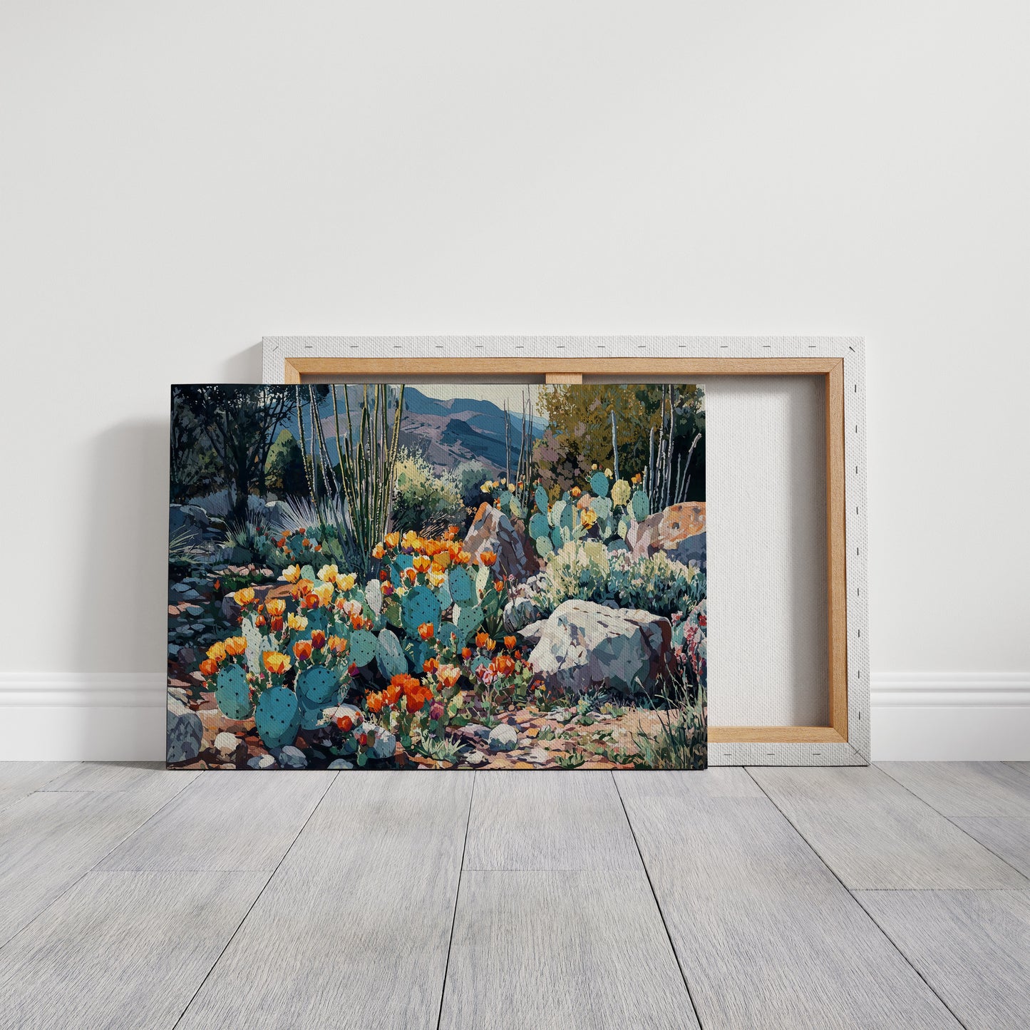 Prickly Pears Dance With Mountain Light