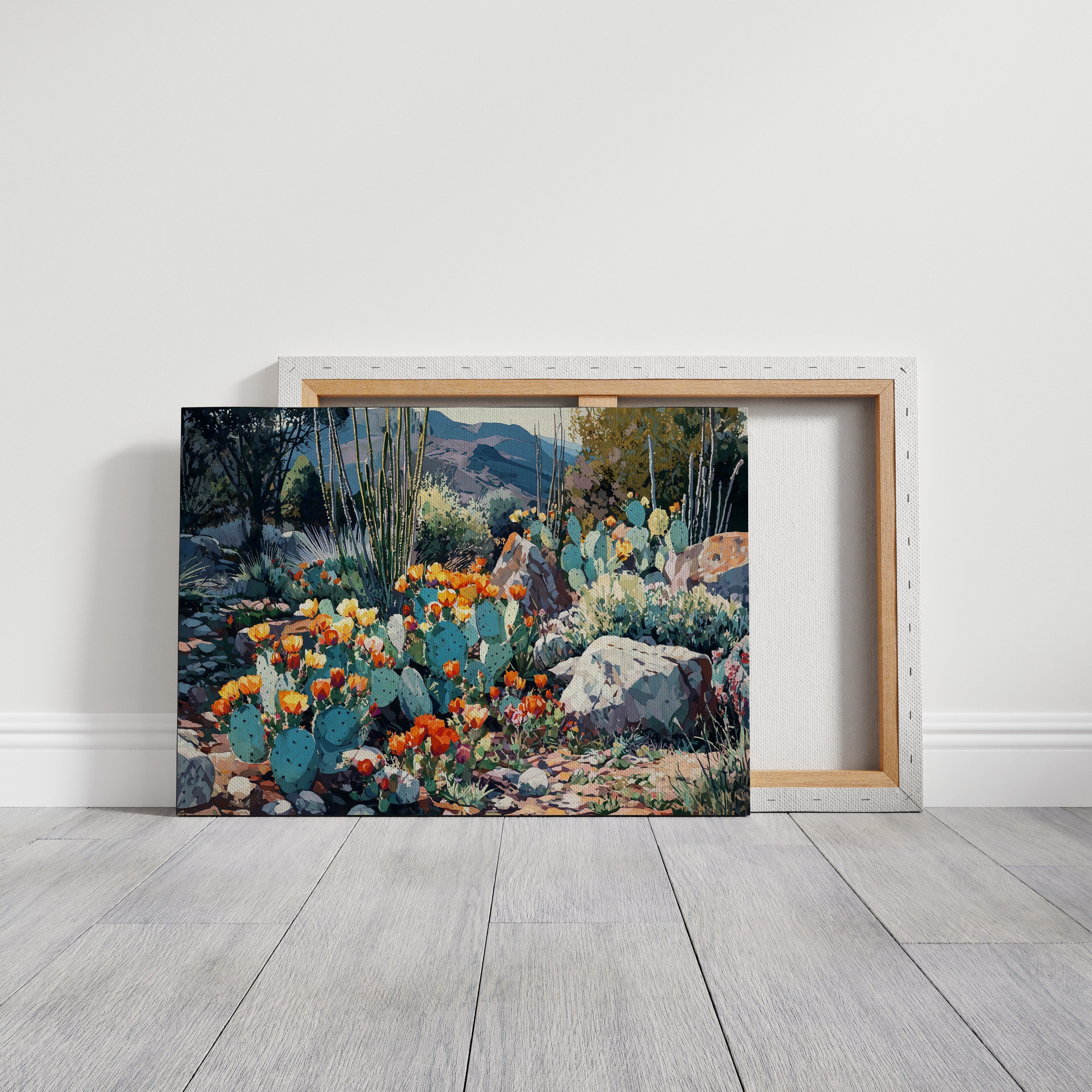 Prickly Pears Dance With Mountain Light