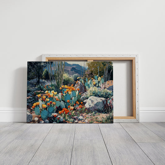 Prickly Pears Dance With Mountain Light