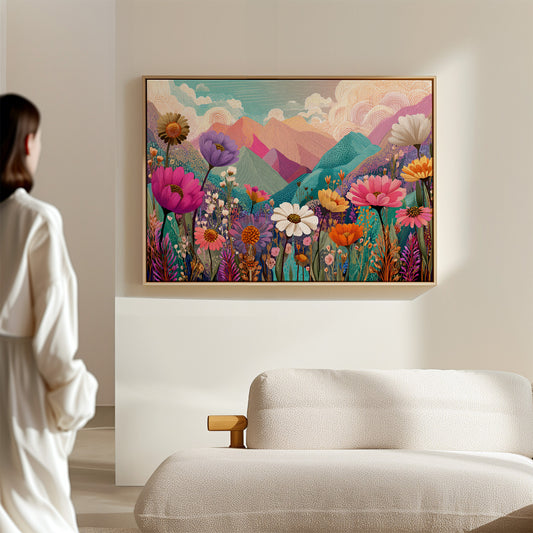 Mountain Meadows Bloom In Candy Colors
