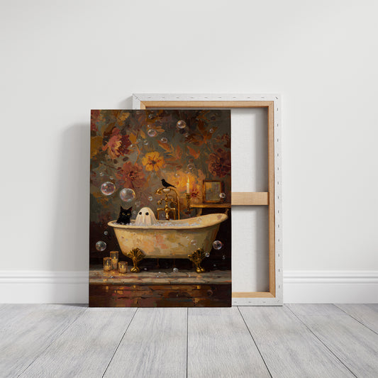 Midnight Soak With Spectral Friend