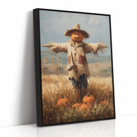 Harvest Guardian Watches Golden Fields