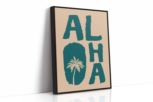 Island Letters Spell Summer Peace