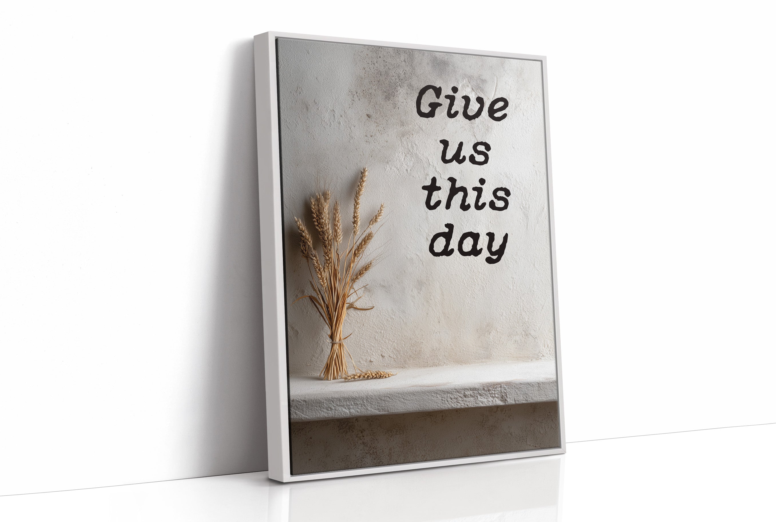 Morning Prayer On Wooden Table
