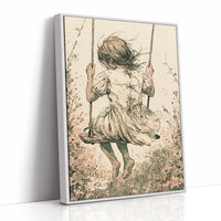 Blush Blossoms and the Swinging Girl