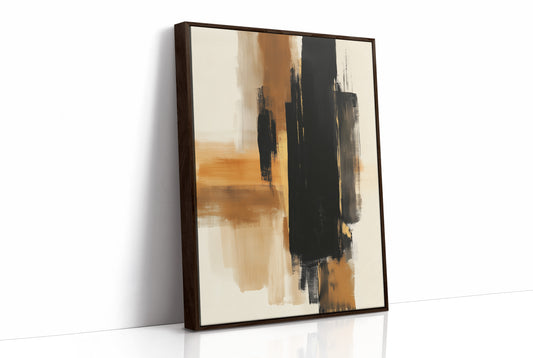 Brushstrokes Dance In Golden Light