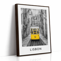 Bica Tram, Yellow on Grey