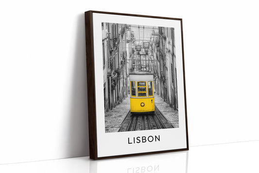 Bica Tram, Yellow on Grey