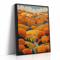 Rolling Hills Paint October's Symphony