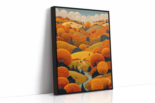 Rolling Hills Paint October's Symphony