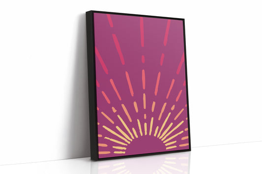 Magenta Skies Break Into Gold