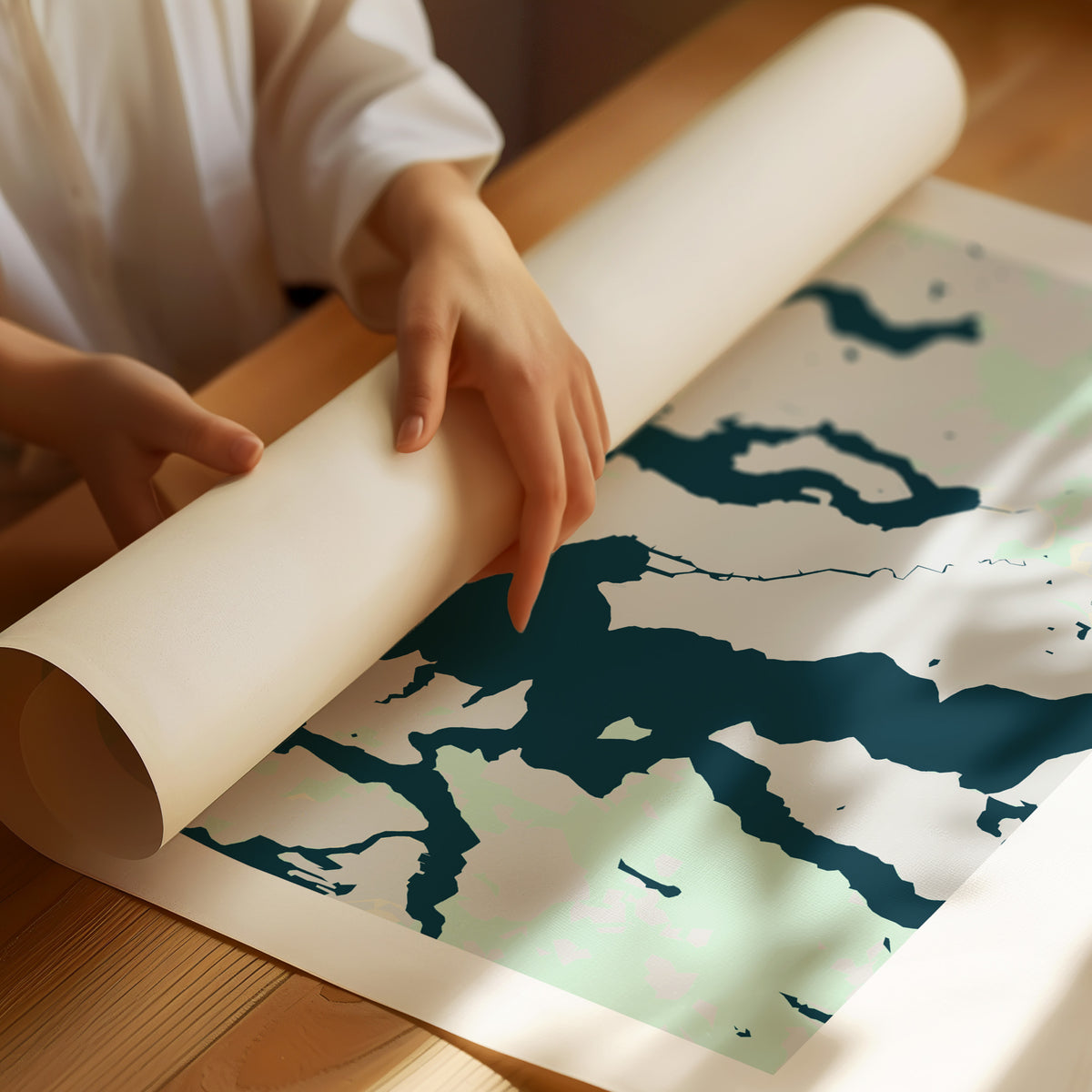 Seattle City Map Print