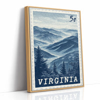 Virginia Blue Ridge Stamp Art