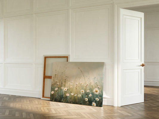 Morning Light Dances Through Daisies