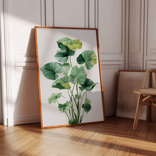 Lotus Leaves Dance In Sunlight