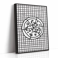 Pizza Stories On Checkered Cloth
