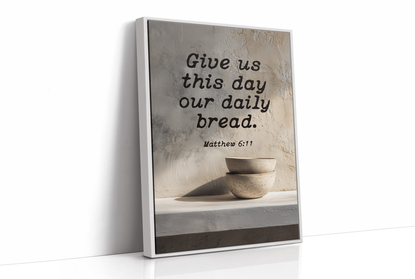 Morning Prayer On Rustic Wood