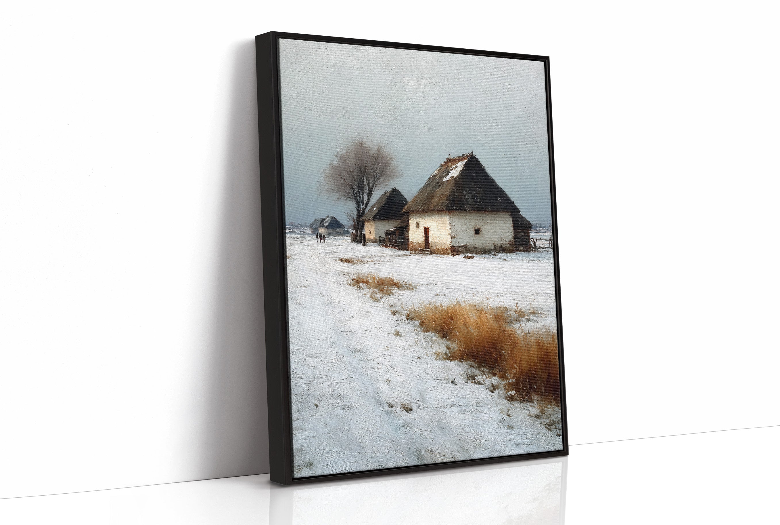 Thatched Roofs in Winter
