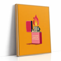Let’s Burn Down the Patriarchy Art Print