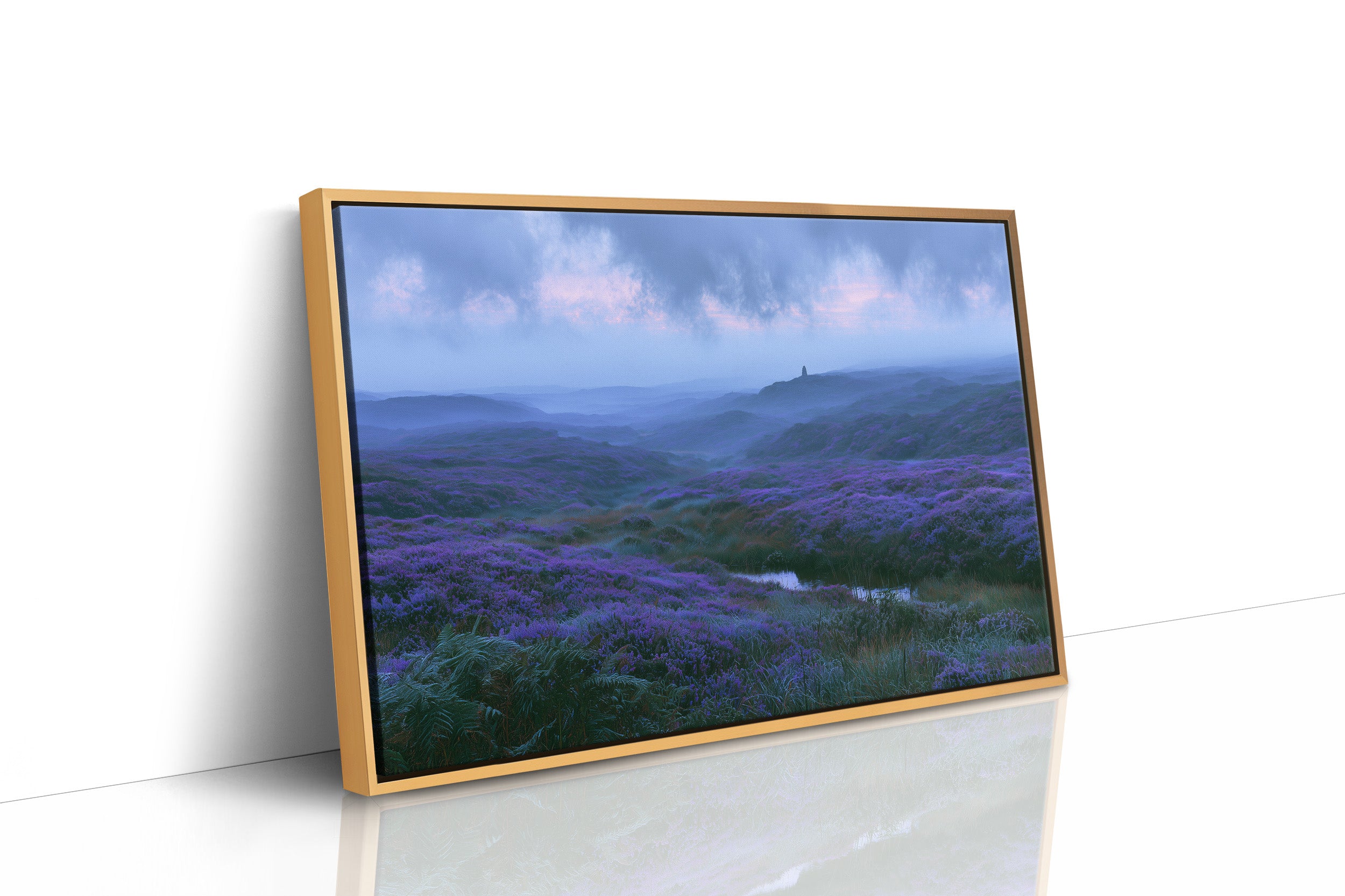 Twilight Falls Over the Heather