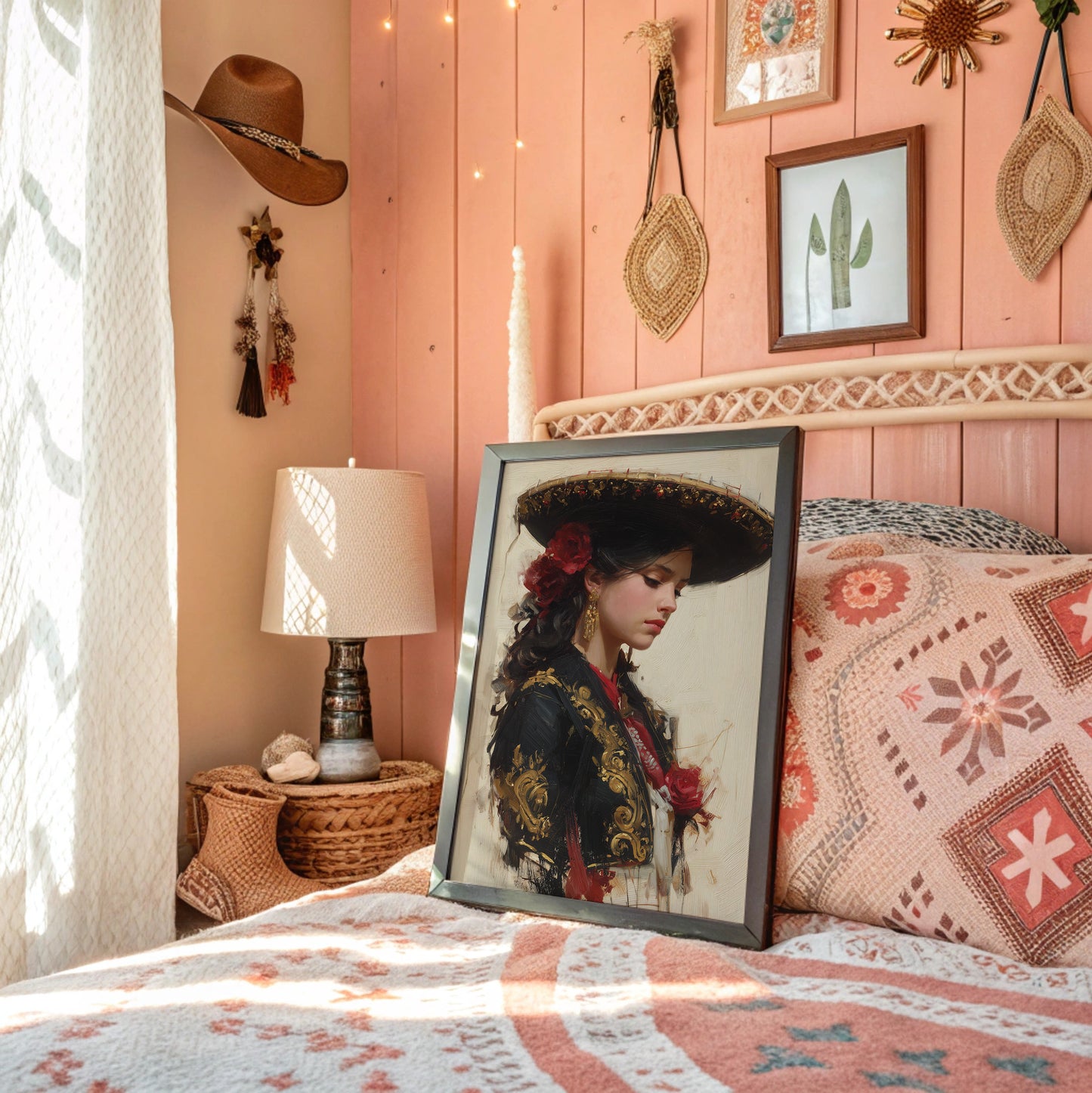 Roses Dance Through Mexican Twilight