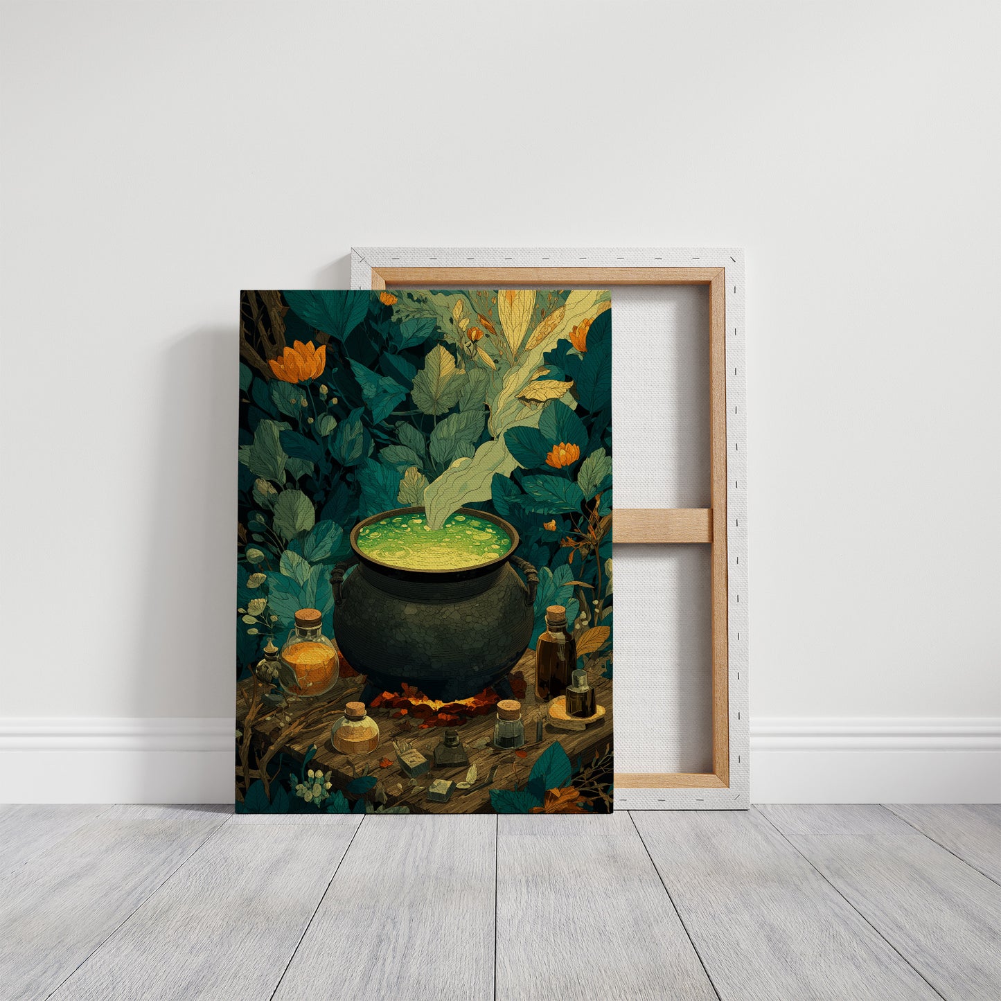Cauldron Steaming in the Undergrowth
