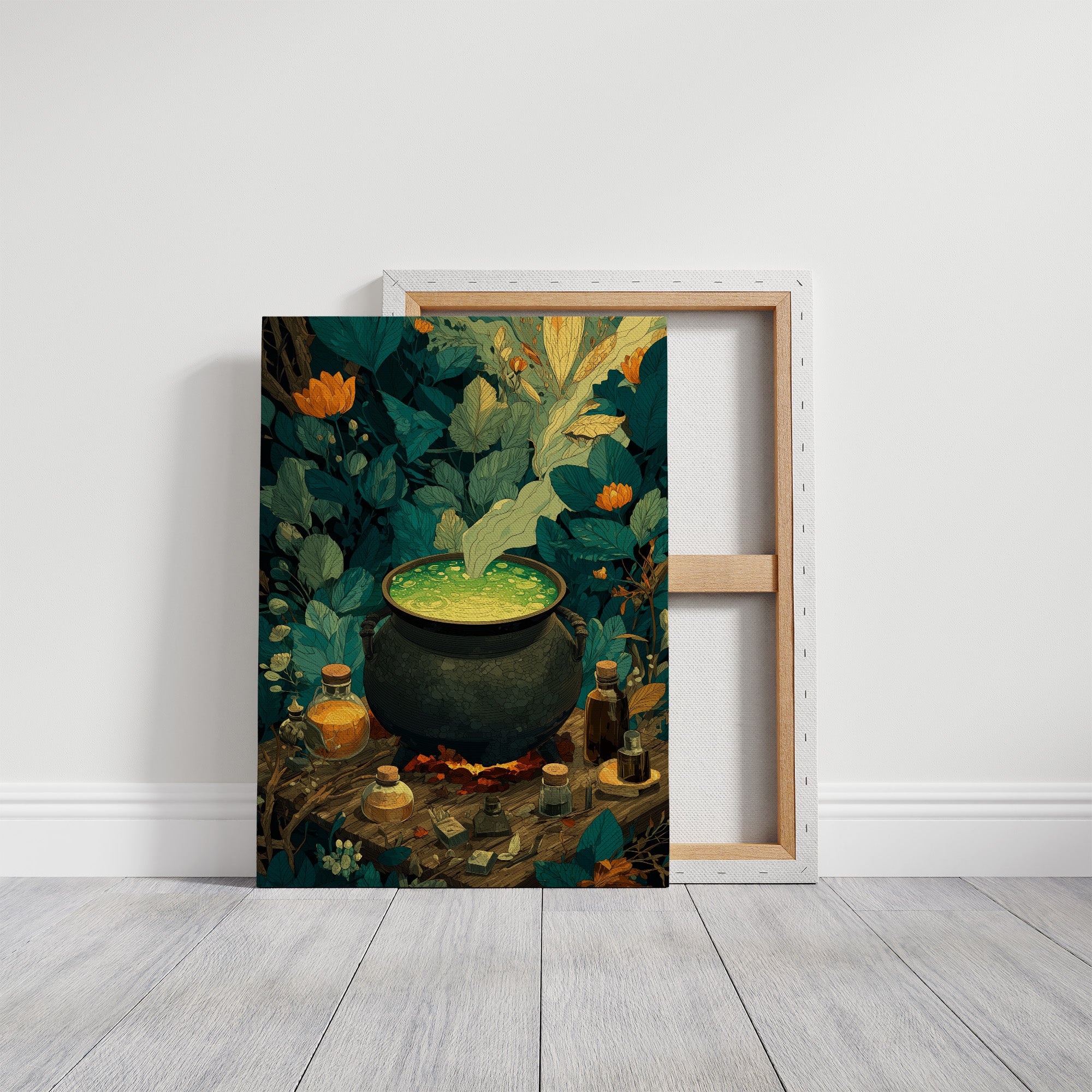 Cauldron Steaming in the Undergrowth
