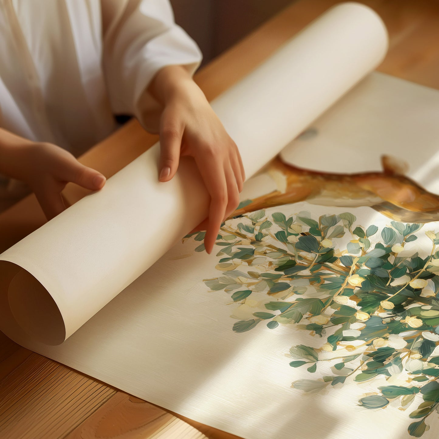 Fawn Reaches For Holiday Stars