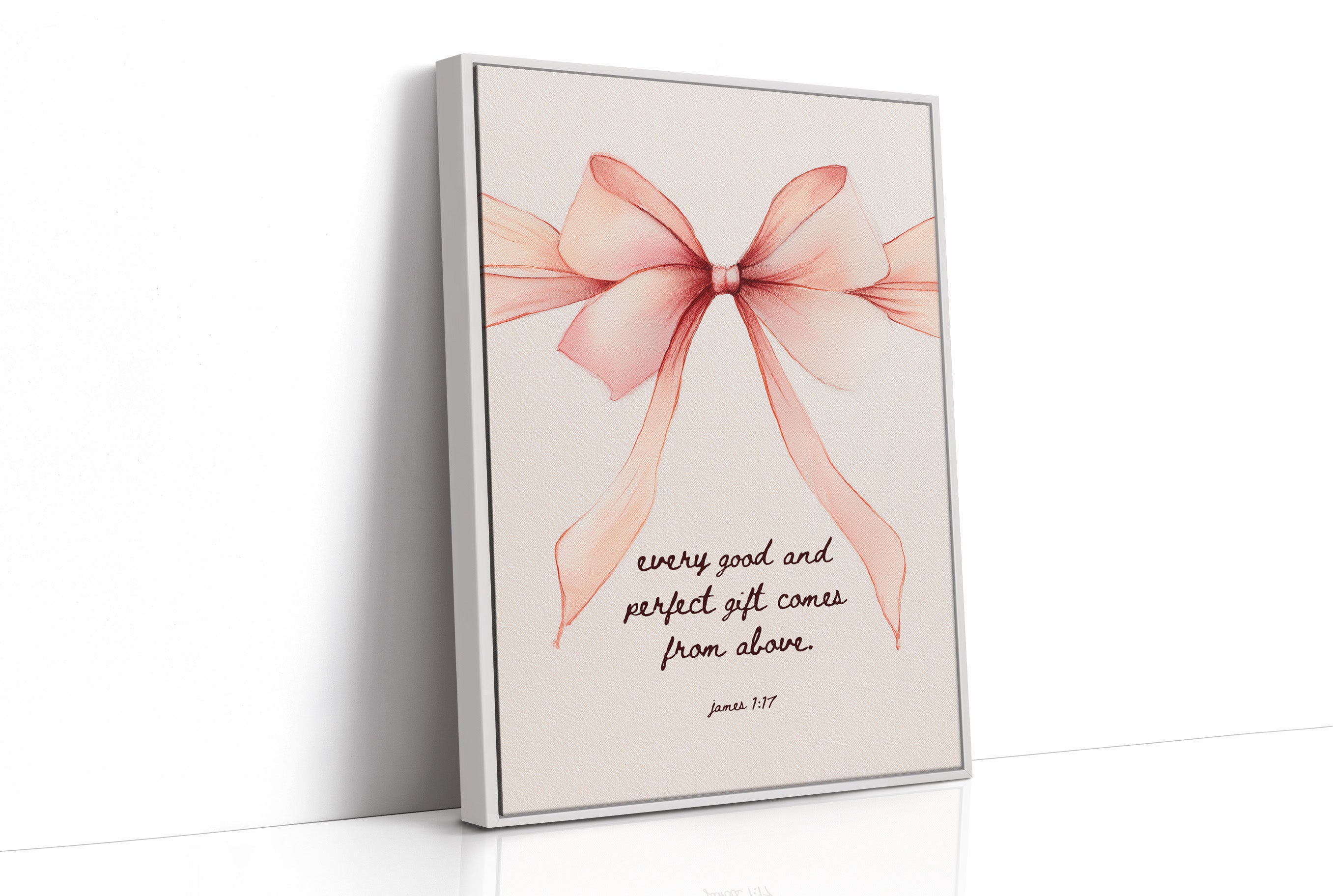 Coral Ribbon Carries Sacred Promise